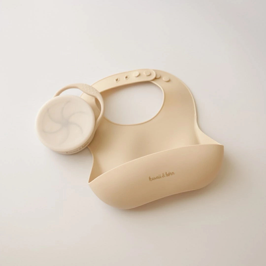 kawaii&bornロゴ オリジナルシリコンビブ 003